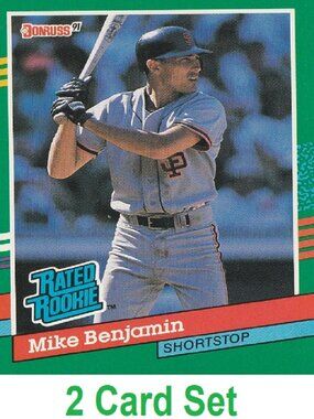 Mike Benjamin Baseball Card Collection